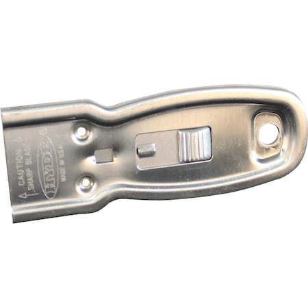 Safety Scraper, 1-5/8x4x3/10, Silver, PK 100